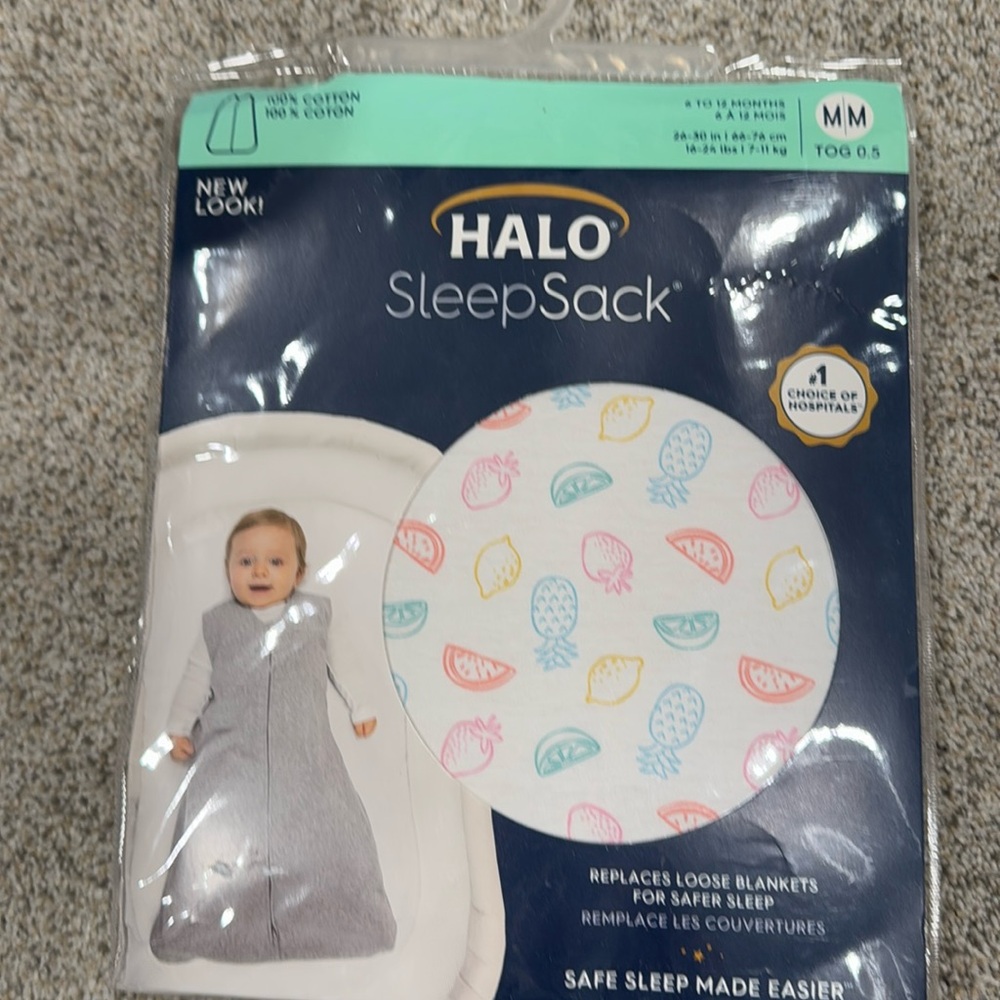 Halo sleep sack size Medium tog 0.5 - never opened